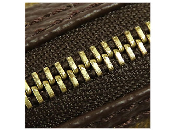 Borsa a mano Louis Vuitton Monogram Papillon Pochette Marrone - vista 5