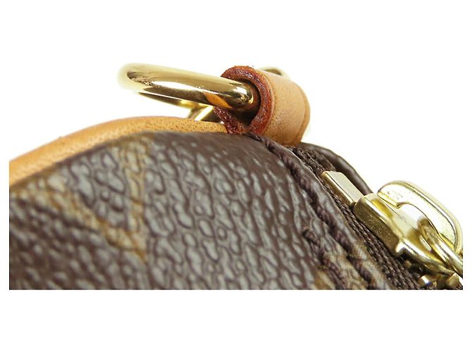 Borsa a mano Louis Vuitton Monogram Papillon Pochette Marrone - vista 8