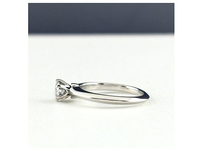 Anello Solitario Tiffany & Co. in Platino - vista 5