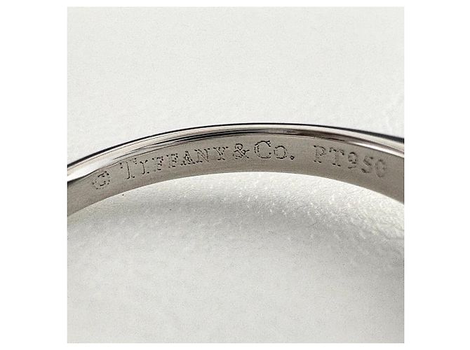 Anello Solitario Tiffany & Co. in Platino - vista 8