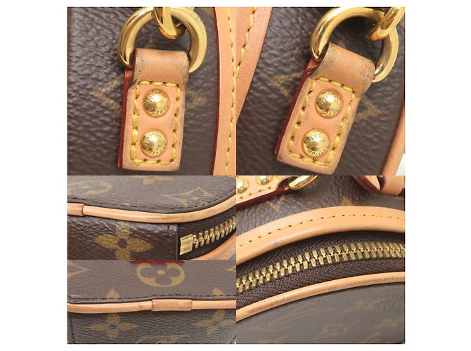 Borsa a tracolla Louis Vuitton Mini Boite Chapeau da donna Marrone - vista 10