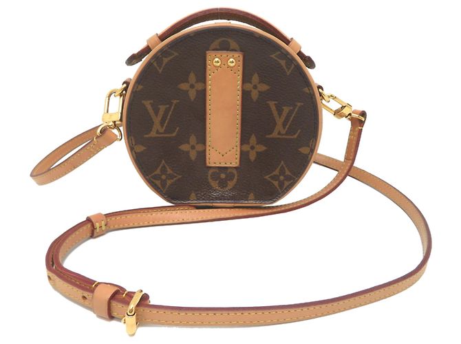 Borsa a tracolla Louis Vuitton Mini Boite Chapeau da donna Marrone - vista 2