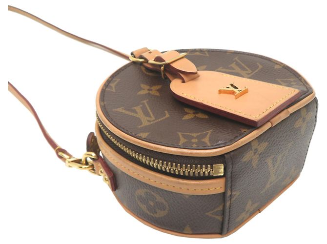 Borsa a tracolla Louis Vuitton Mini Boite Chapeau da donna Marrone - vista 3