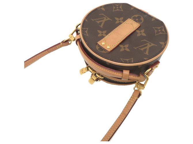 Borsa a tracolla Louis Vuitton Mini Boite Chapeau da donna Marrone - vista 4
