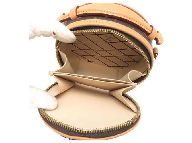 Borsa a tracolla Louis Vuitton Mini Boite Chapeau da donna Marrone - vista 6