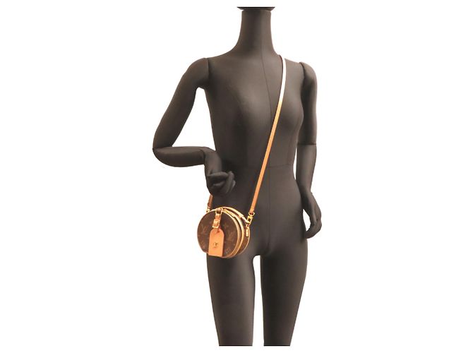 Borsa a tracolla Louis Vuitton Mini Boite Chapeau da donna Marrone - vista 8