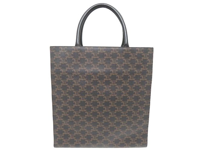 Céline Bolso Tote Vertical Medium Celine Castaño - vista 2