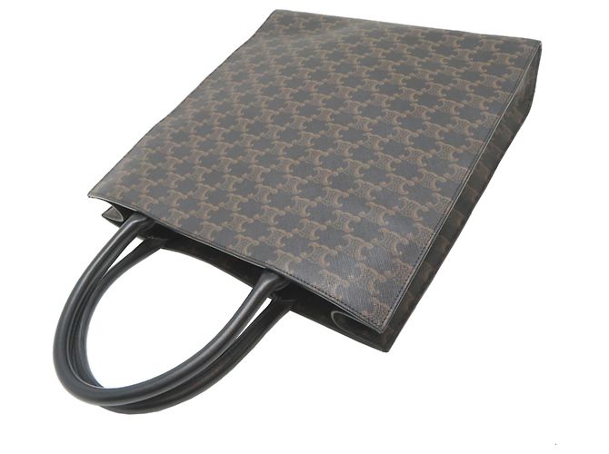 Céline Bolso Tote Vertical Medium Celine Castaño - vista 4