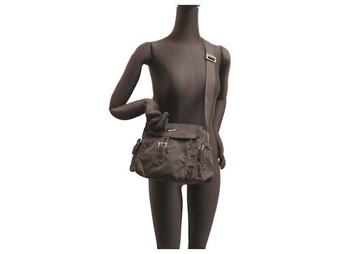 Borsa a tracolla Prada da donna BT0501 Nero - vista 8