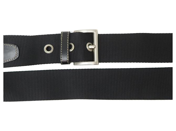 Borsa a tracolla Prada in nylon nero da donna - vista 5