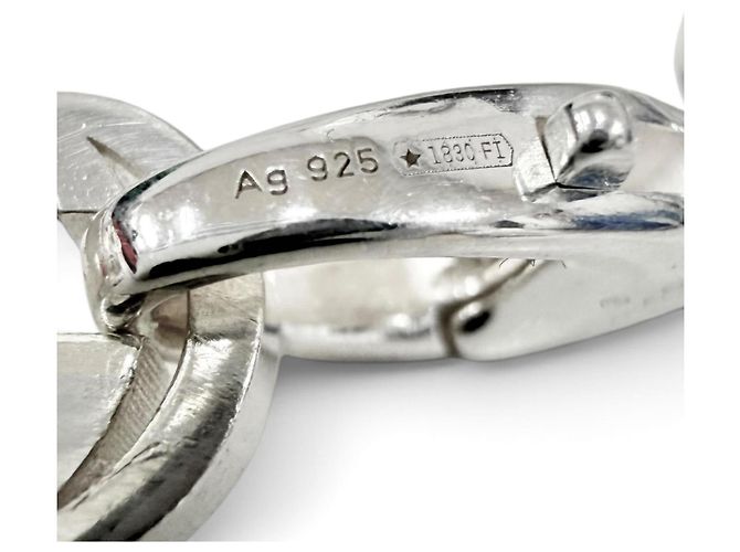 Collana a catena Gucci Interlocking G Argento - vista 6