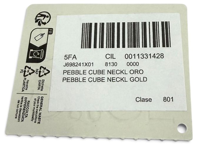 Loewe J698241X01 Pebble Cube Halskette Golden - Ansicht 10