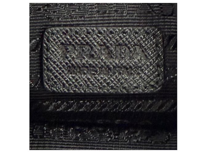 Borsa a tracolla Prada in nylon e pelle Nero - vista 10