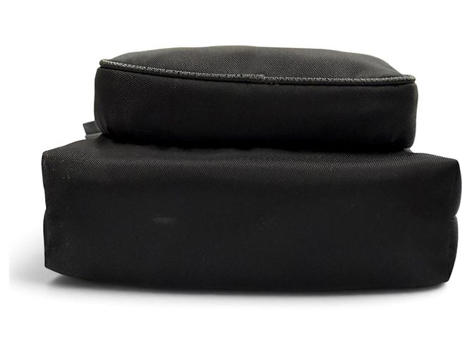 Borsa a tracolla Prada in nylon e pelle Nero - vista 6