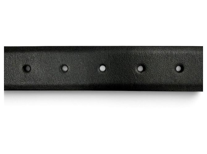 Balenciaga Ledergürtel mit Clip Schwarz - Ansicht 7