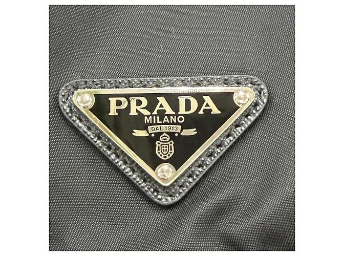 Prada Kleiner Re-Nylon Rucksack Schwarz - Ansicht 9