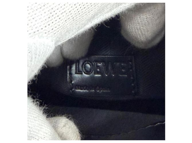 Borsa a tracolla Loewe A933S30X01 in pelle nera Nero - vista 10