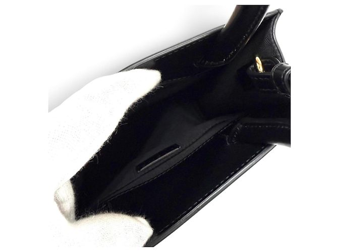Borsa a tracolla Loewe A933S30X01 in pelle nera Nero - vista 6