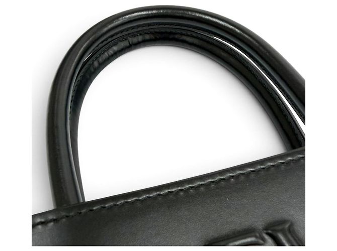 Borsa a tracolla Loewe A933S30X01 in pelle nera Nero - vista 8