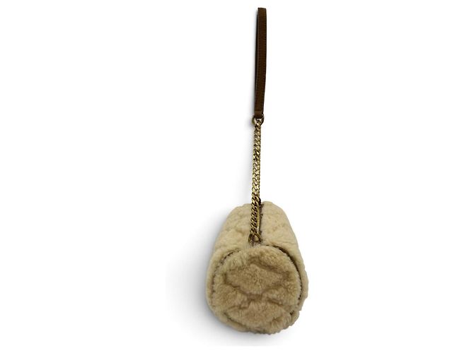 Borsa Saint Laurent Sade Mini Tube Bag Marrone Beige - vista 3