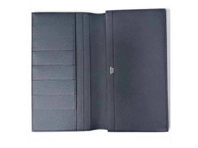Hermès Hermes MC2 Fleming Bi-Fold Wallet Navy blue - view 5
