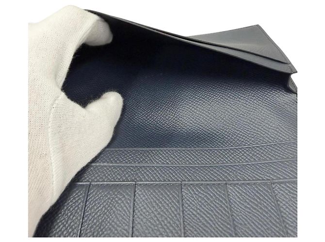Hermès Hermes MC2 Fleming Bi-Fold Wallet Navy blue - view 6