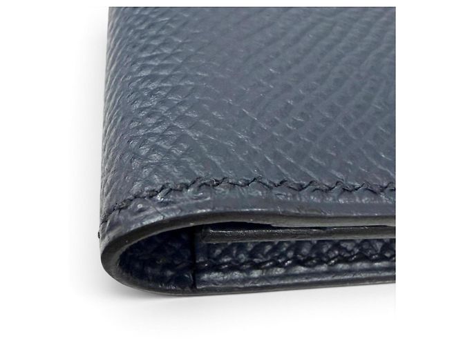 Hermès Hermes MC2 Fleming Bi-Fold Wallet Navy blue - view 7