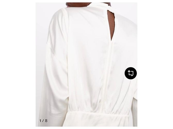 Blusa IRO blanca de viscosa Crema - vista 4
