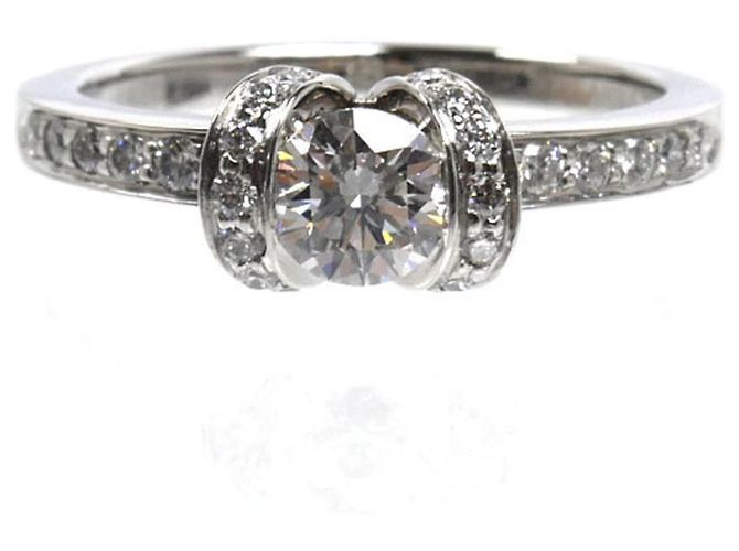 Tiffany & Co. Ribbon Verlobungsring aus Platin - Ansicht 3