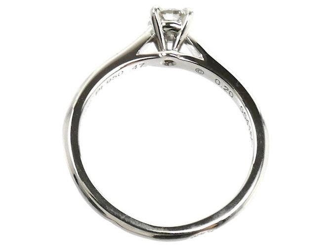 Cartier Pt950 Platinum Solitär-Ring 1895 - Ansicht 4