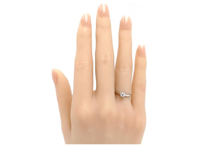 Cartier Pt950 Platinum Solitär-Ring 1895 - Ansicht 7