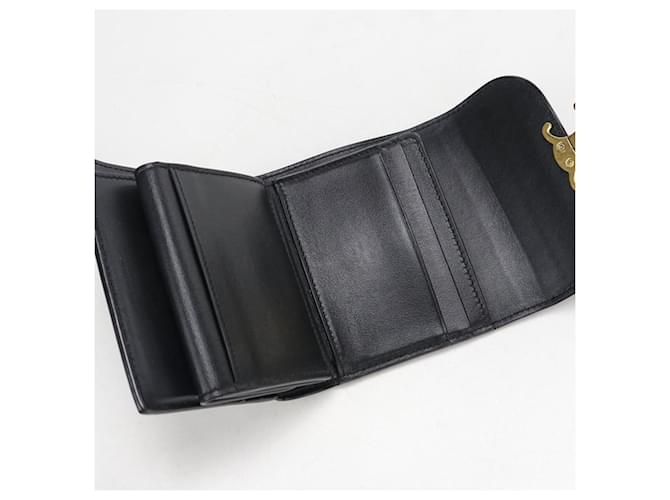 Céline Celine Tri-fold Geldbörse Schwarz - Ansicht 5