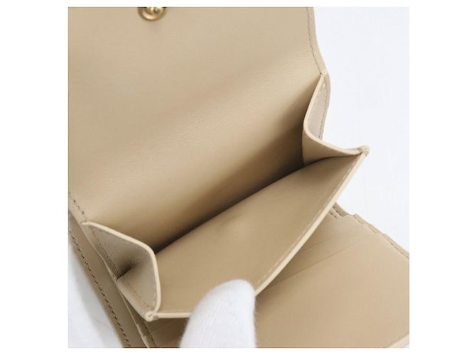 Edge Céline Portafoglio Tri-fold Celine Beige - vista 5