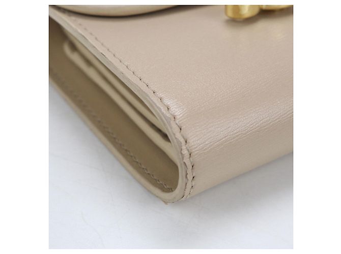 Edge Céline Portafoglio Tri-fold Celine Beige - vista 7