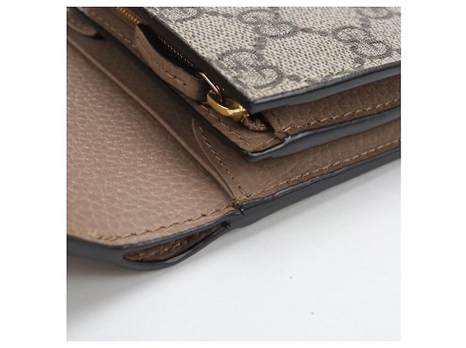 Cartera Gucci Bi-Fold en Beige - vista 6
