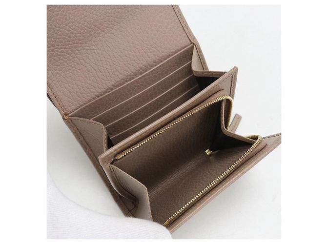 Cartera bi-fold Gucci en Beige - vista 4