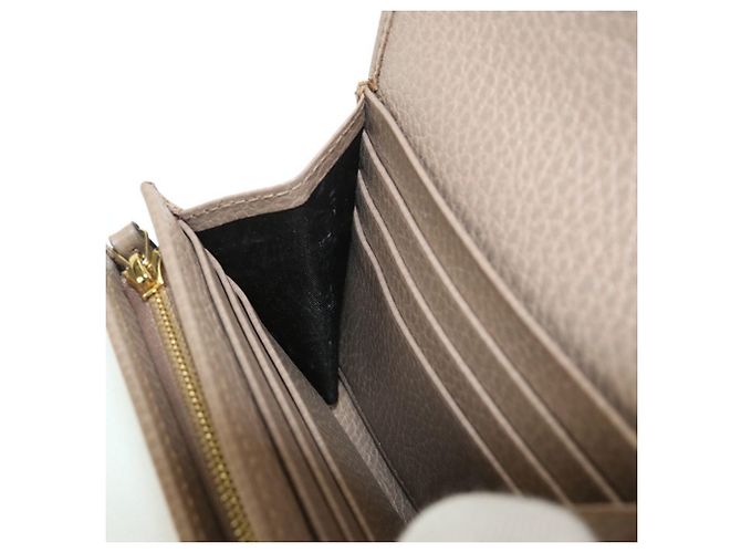 Cartera bi-fold Gucci en Beige - vista 6