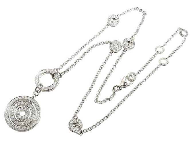 Bulgari Collana Bvlgari Astrale Cerchi in Oro Bianco 18K - vista 2