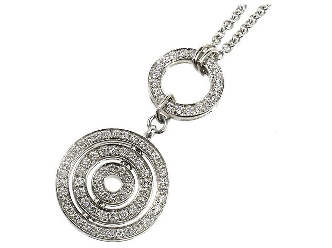 Bulgari Collana Bvlgari Astrale Cerchi in Oro Bianco 18K - vista 3