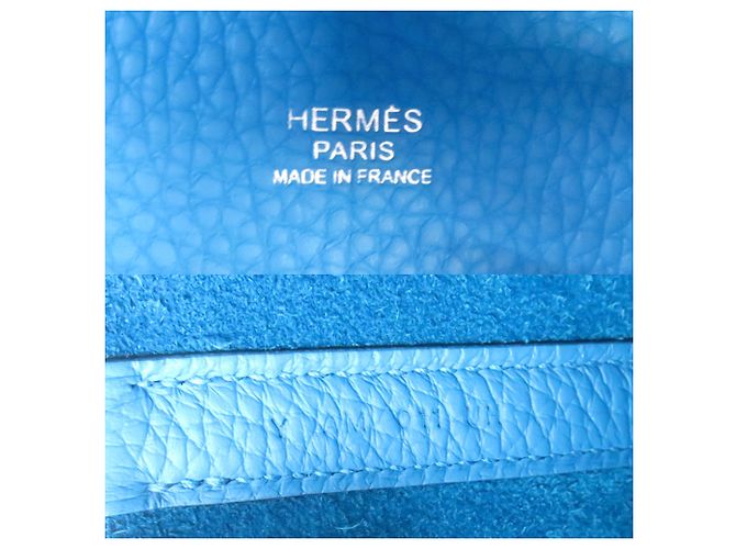 Hermès Borsa Tote Hermes Picotin Lock PM Eclat Blu - vista 7