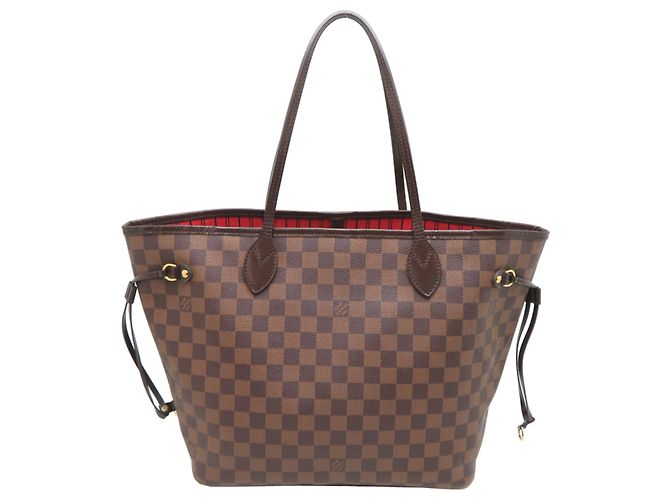 Borsa Tote Louis Vuitton Neverfull MM da donna Marrone - vista 2