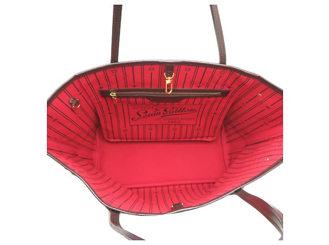 Borsa Tote Louis Vuitton Neverfull MM da donna Marrone - vista 6