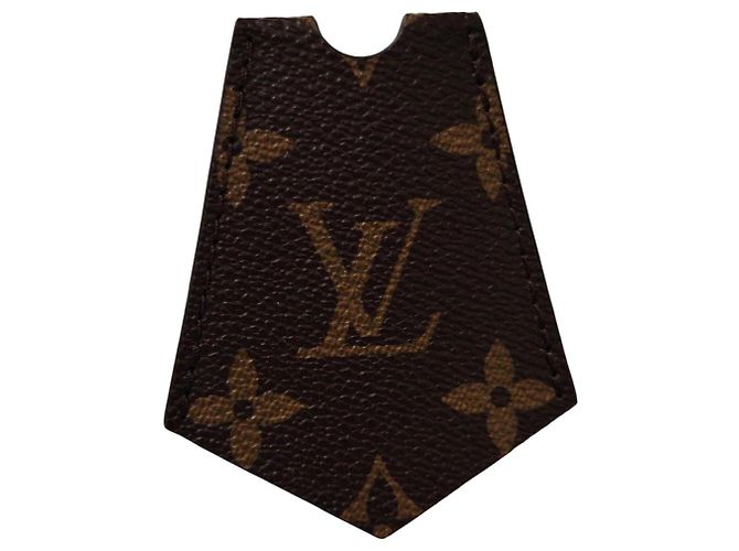Etichetta per bagagli Monogram Louis Vuitton Marrone Monogramma - vista 2