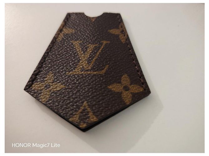 Etichetta per bagagli Monogram Louis Vuitton Marrone Monogramma - vista 4