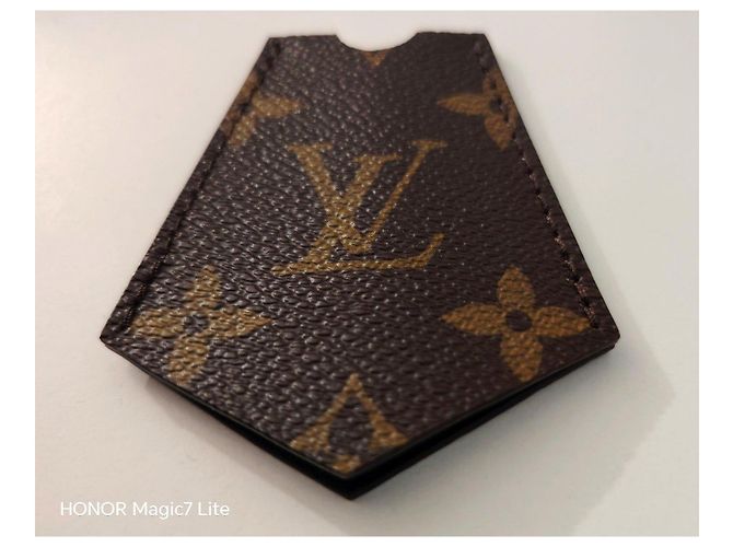 Etichetta per bagagli Monogram Louis Vuitton Marrone Monogramma - vista 6