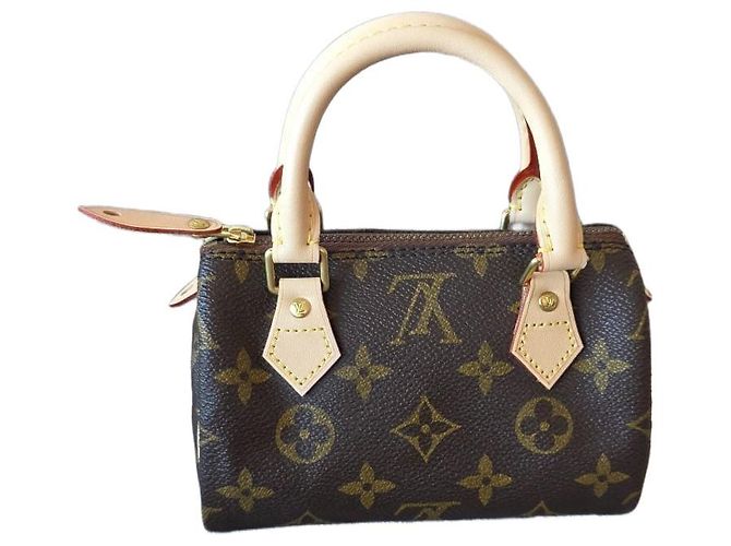 Louis Vuitton Mini Borsa Nano Speedy Monogram Canvas completamente rinnovata Marrone Monogramma - vista 2