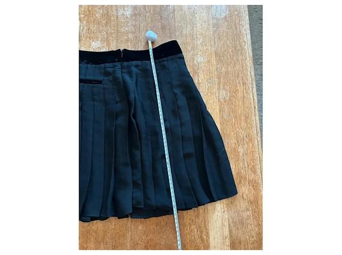 Falda plisada negra Maje Negro - vista 6