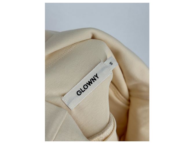 Autre Marque Minifalda GLOWNY beige de algodón - vista 3