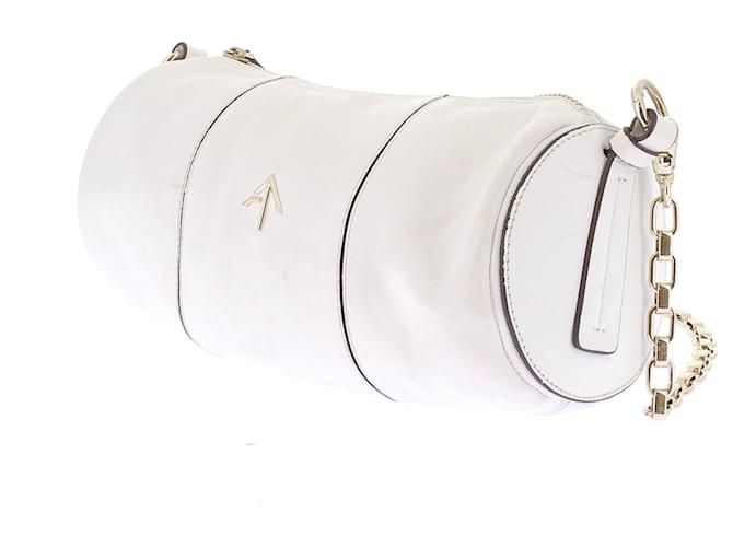 Autre Marque Borsa "Cylinder" Bianco - vista 5