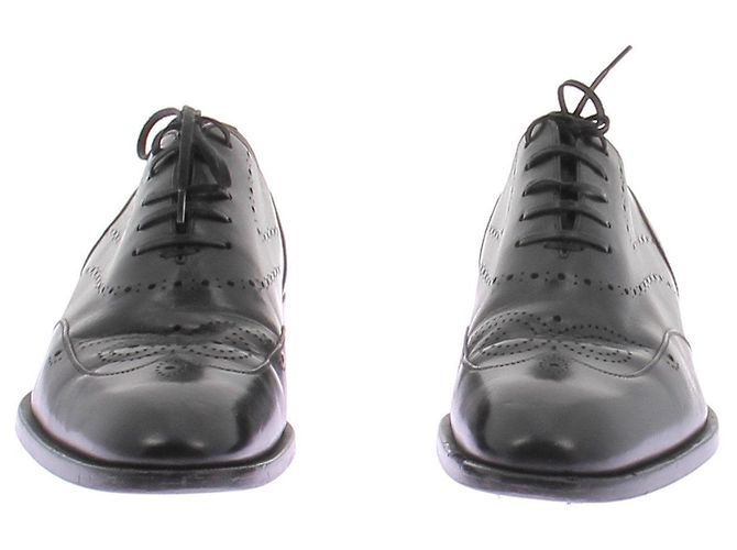 Dior Schwarze Leder-Derbies - Ansicht 3